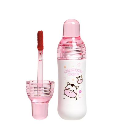 WJnflQN Matte Lip Gloss 35ml Lip Stain Tint Portable Lip Gloss Moisturizing Long Lasting Lipstick 02