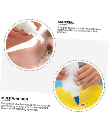 NOLITOY Bouchons de Colle Cils en Plastique Dur Lot de 50 Pi ces Fonction D bouchage Adapt s pour Utilisation Professionnelle et Personnelle - Buy Online on GoSupps.com