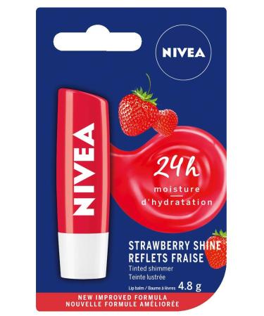 Nivea Lip Care Strawberry 4.8 G Tube