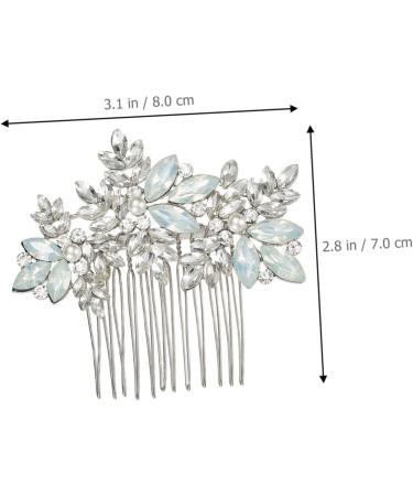 Beavorty comb Wedding Hair Accessories for Brides Bridal Hair Decor Bridal Headpieces for Wedding Bride Wedding Headdress Bride Headdress European and American decorate alloy - Buy Online on GoSupps.com