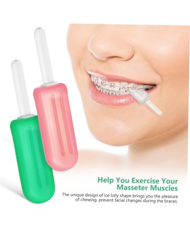 PLAFOPE 6pcs Popsicle Silicone Chewing Gum Teeth Device - Jaw Training Chewers for Stronger Teeth - Buy Now! - Buy Online on GoSupps.com