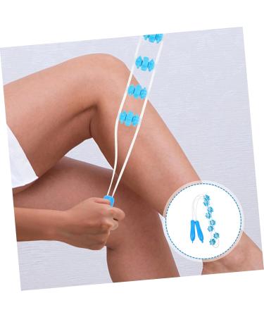 Combined Ball Pull Back Roller - Muscle Trigger Massage Stick & Silica Gel Tool for Back Pain Relief | Stretching & Recovery 115x5.6cm - Buy Online on GoSupps.com