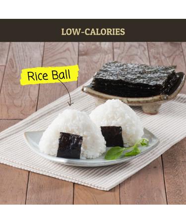 Daechun(Choi's1) Roasted Seaweed Gim Sushi Nori - 50 Full Sheets | Resealable Gold Grade from Korea - Buy Online on GoSupps.com