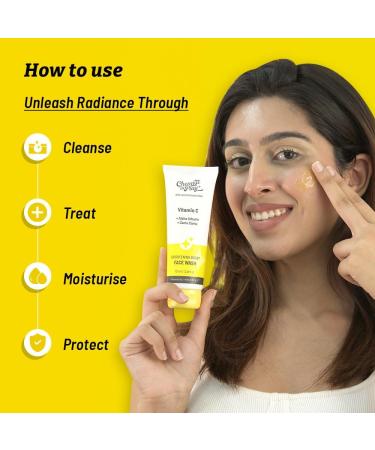 Chemist at Play Brightening Boost Face Wash with 30x Vitamin C | Cleans Oil & Dirt | Fades Dark Spots | Boosts Radiance | For All Skin Types | For Men & Women | Vegan | SLS & Paraben Free | 100 ml - Buy Online on GoSupps.com