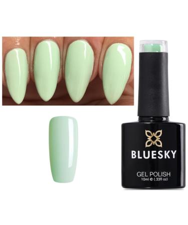 Bluesky Gel Nail Polish Green MINT GREEN MATCHA MINT BP23 Nail UV LED Soak Off 10ml SPRING SUMMER COLOR
