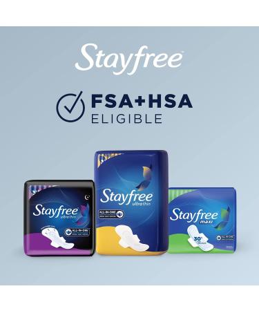 Stayfree Ultra Thin Regular Pads with Wings - 36 Count (Pack of 1) | Reliable Protection and Absorbency for Leaks and Periods - Buy Online on GoSupps.com