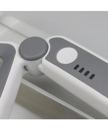 IOOOFU Magnifying Glass LED Illuminated Eye-Loupe Magnifier Handheld Magnifying Lens for Coin Stamps Reading Rechargeable ABS- Acrylic Metal - Buy Online on GoSupps.com