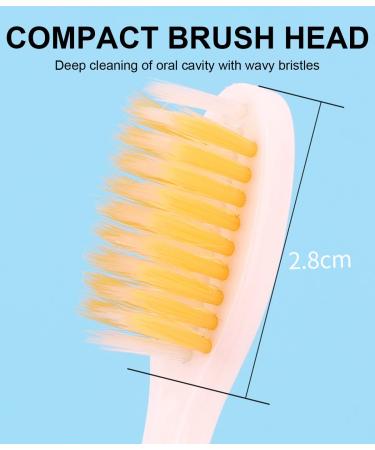 Buy Portable Foldable Toothbrush Set - Soft Medium Bristles for Travel & Camping | Blue & Yellow - Ideal for School - International Shipping Available - Buy Online on GoSupps.com