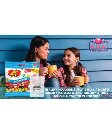 Jelly Belly Sugar Free Jelly Beans - Assorted 2.8 oz Bags | Low Calorie Gourmet Candy | R.U.S. Travel Bag - Perfect for International Shipping - Buy Online on GoSupps.com