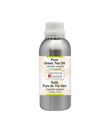 Greenwood Essential Pure Green Tea Oil (Camellia sinensis) Pure Therapeutic Grade Cold Pressed 300ml (10 oz)