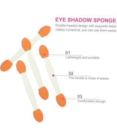 POPETPOP 400 pcs Double-end Double-headed Dual-sides Tool Applicator Eyeshadow Professional 6.5x1.3cmx4pcs Greenx4pcs - Buy Online on GoSupps.com