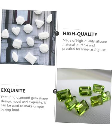 COHEALI 9 Pcs Baking Mold Silicone Tray Soap Silicone Molds Cupcake Candle Gems Silicone Mold Jelly Dessert 7X7X1CMx3pcs Pinkx3pcs - Buy Online on GoSupps.com
