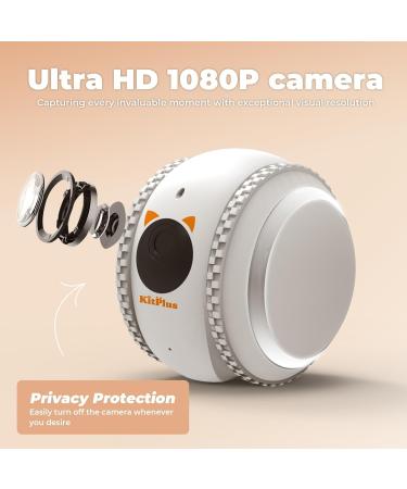 KITPLUS Pet Camera: 1080p HD Indoor WiFi Camera with 2-Way Audio, Privacy Protection, and 360 Pan Tumbler Design for Cat, Dog, and Puppy - Auto-Recharging, App Control - Buy Online on GoSupps.com
