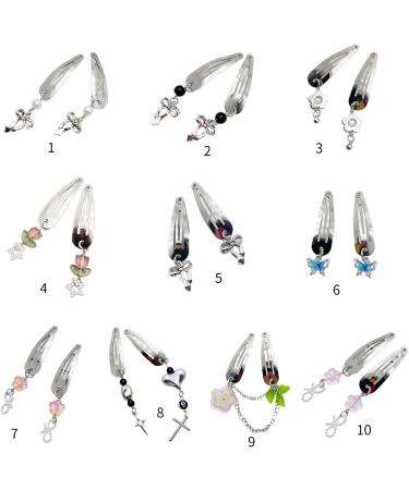 WDNIGLP 2pcs Delicate Barrette Metal Hairclip Stylish Hairpin Jewelry Modern Hair Accessory Elegant Hair Clip for Modern Women 3# - Buy Online on GoSupps.com