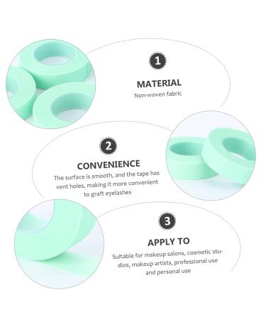 DOITOOL 10 Rolls Eyelash Tape - Non-Woven Grafting Supply for Makeup Beauty Salons & Lash Extensions - 900x1.1cm Green Duct Tape - Buy Online on GoSupps.com