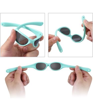 Hifot Baby Sunglasses UV Protection Polarized Toddler Sunglasses - Green | Ages 6 Months to 2 Years - Buy Online on GoSupps.com