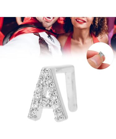 Halloween Hip Hop Teeth Brass Base Plated with Gold Ion Plating Suitable for Halloween Parties Hip Hop Fashion Shows. (Silver) - Buy Online on GoSupps.com