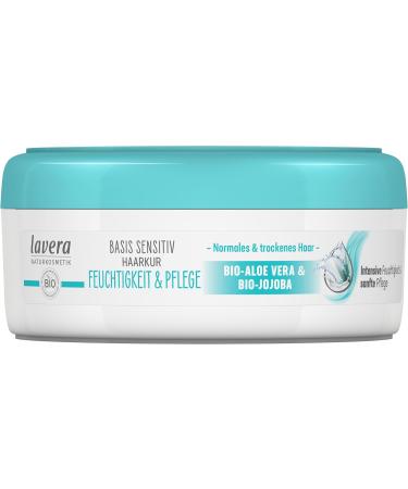  lavera lavera Basis Sensitiv Moisturising and Nourishing Hair Cure Without Silicone Intense Hydration and Gentle Care Vegan Natural Cosmetics 200 ml - Buy Online on GoSupps.com