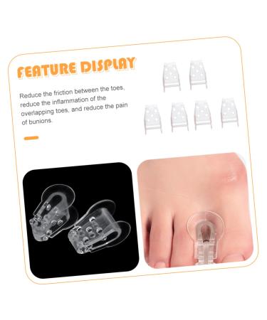 Silicone Gel Nail Tools Set: 3 Pairs Splitter Thumb Protector, Bunion Separators, Foot Valgus Protector - Women's Nail Care Kit - Buy Online on GoSupps.com