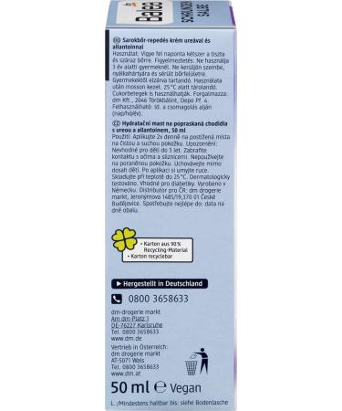 Balea Foot Cream for Cracked Skin - Urea 25% (Pack of 4 x 50ml) | Soothing & Repairing International Shipping - Buy Online on GoSupps.com