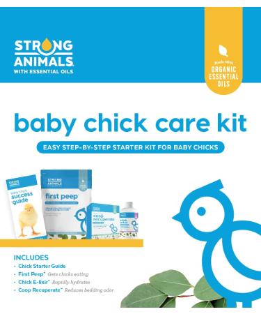 Strong Animals Baby Chick Care Kit   The Easy and Natural Way to get Your Baby Chicks Off to a Healthy Start