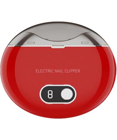 Automatic Nail | Electric Fingernail Polisher with Nail Shavings Box Auto Nail File for Men with Ultra Quiet 3-Speed Rechargeable UV Lamp Beads Aezon Nail Grinder Red - Buy Online on GoSupps.com