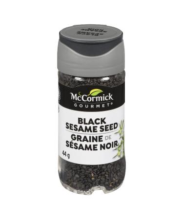 McCormick Gourmet (MCCO3) New Bottle Premium Quality Natural Herbs & Spices Black Sesame Seed 44g