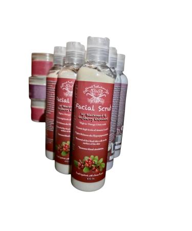 Facial Scrub with Black Seed & Goji Berry Vitamin A & E Enriched Exfoliating Cleanser - Buy Online on GoSupps.com