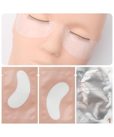 100 Pairs Eye Gel Patches - Lint Free Hydrogel Eyelash Extension Supplies Kit (Pink) - International Shipping Available - Buy Online on GoSupps.com