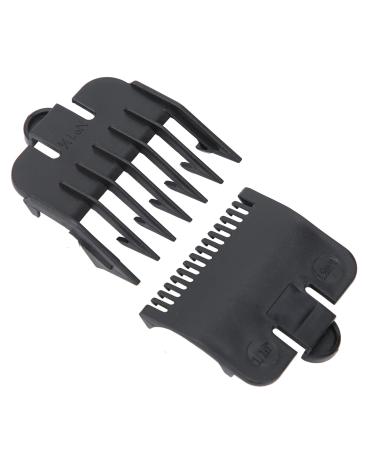 Guide Combs for Hair Clippers Complete Control of AccessoriesCutting Guides for Barbershop Length Guards (Black)