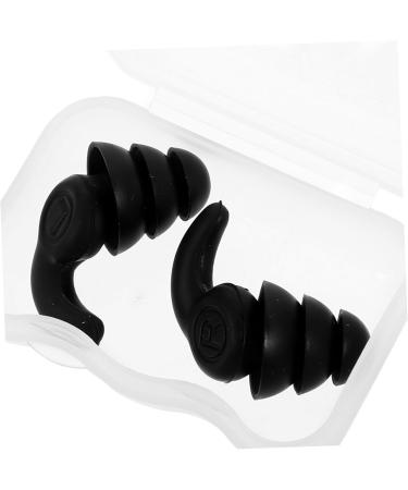 Buy Moldable Silicone Earplugs for Sleep & Study - Reusable Sound Insulation | Black - 1 Pair - Buy Online on GoSupps.com