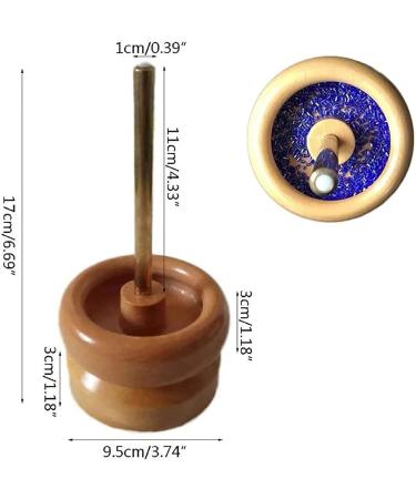 Wooden Bead Spinner Tool with Curved Needles for DIY Jewelry Making - Eme-rald String Bead Spinner Bowl - Buy Online on GoSupps.com