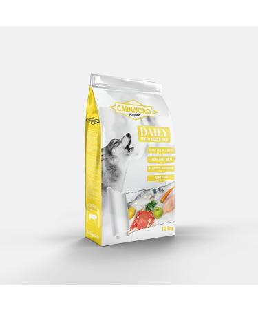 CARNIVORO Daily Food for adult dogs with beef and brown rice 12 kg - Buy Online on GoSupps.com