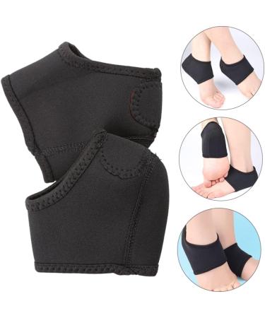 FOMIYES Heel Protectors for Men & Women - 2 Pairs Warm Cloth Heel Covers for Comfort & Protection - Buy Online on GoSupps.com