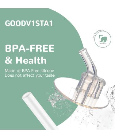 Replacement Straws for Thermos Funtainer 12 Ounce Bottle 18 Pcs Silicone Water Bottle Straws Cleaning Brushes Set Safe to Use for Toddler and Kids - Buy Online on GoSupps.com
