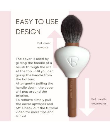 Original Brush Bubble Pink Makeup Brush Holder - Storage & Travel Organizer Case for Brushes - Buy Online on GoSupps.com