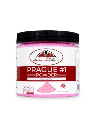 Hoosier Hill Farm Prague Powder Curing Salt, Pink, 1 Pound (Packaging may vary) 1 Pound (Pack of 1)