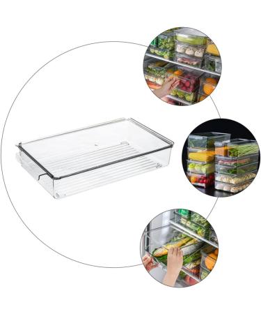 Alipis 1pc Box Refrigerator Storage Box Fridge Drawer Organizer Vegetable Storage Organizer Crisper Thicken - Buy Online on GoSupps.com