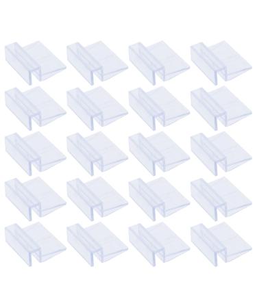 MY MIRONEY Acrylic Aquarium Glass Cover Clip Clear Fish Tank Lid Support Holder for Rimless Aquariums 8mm