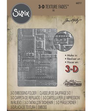 Sizzix 3-D Texture Fades Embossing Folder - Gray | SIZC7 - Buy Online on GoSupps.com