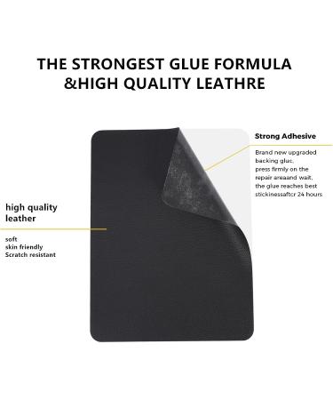 JDLUGH Leather Repair Patch Tape 2PCS | Self Adhesive Sofa, Car Seat, Furniture, Vinyl Patch Kit | Yellowish Brown Khaki 8.2x11 Inch - Buy Online on GoSupps.com