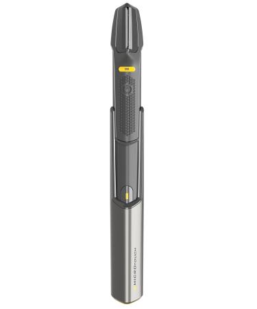 Micro Touch Titanium Trim PRO Rechargeable Lighted Hair Cutting Tool and Body Groomer Black