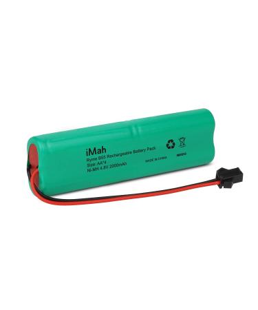 iMah Battery for Verilux CleanWave UV-C Sanitizing Wand VH01WW4 VH01 and Baby Videophone Exit UV Light 2000mAh Ni-MH AA 4.8V Ryme B55