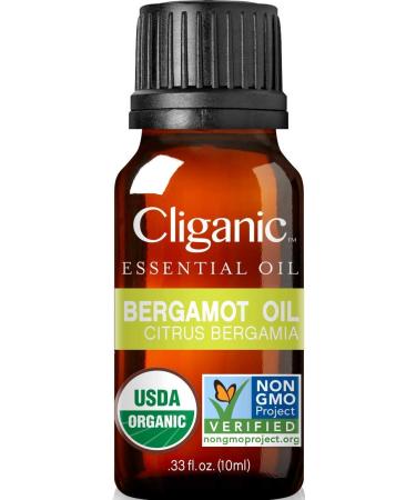 Cliganic 100% Pure Essential Oil Bergamot Oil 0.3 fl oz (10 ml)