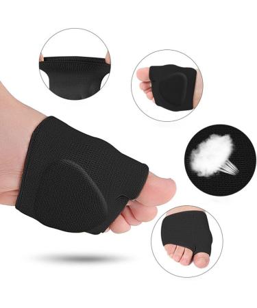 Forefoot Gel Pad for Hallux Valgus - Non-Slip Elastic Metatarsal Foot Pads for Pain Relief | Buy Online Internationally - Buy Online on GoSupps.com