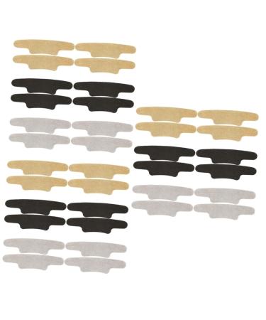 FOMIYES 18 Pairs Anti-wear Foot Stickers Anti Slip Heel Grips High Heel Pads Kitten Heels for Women Dressy Heel Grips for Loose Shoes Heel Cups Cowhide Suede Soft Heel Stickers