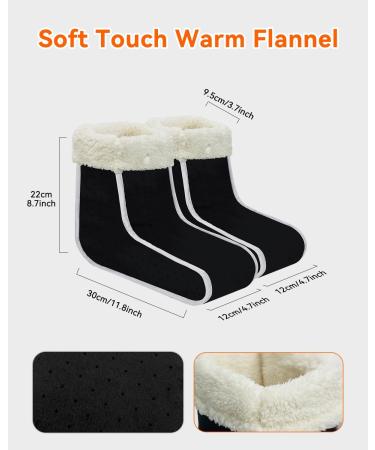 Fernida Heated Foot Warmer - Electrical Foot Cushion for Men & Women - 6 Temperature Settings & 4 Timer Stages - Fast Heating & Reusable Solution for Cold Feet - Buy Online on GoSupps.com
