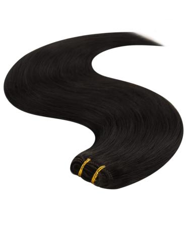 Youngsee 55cm Brown Real Hair Extensions - Remy Weft Hair - Double 100g #2 for Easy Insertion - Buy Online on GoSupps.com