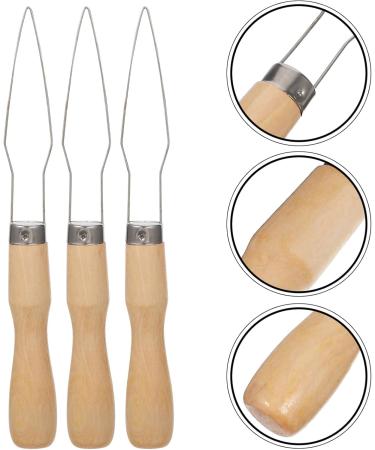 Milisten Button Hook Tool Set - 3-Piece Wooden Handle & Stainless Steel Button Assist for Women Men & Seniors - Portable & Easy to Use - Buy Online on GoSupps.com