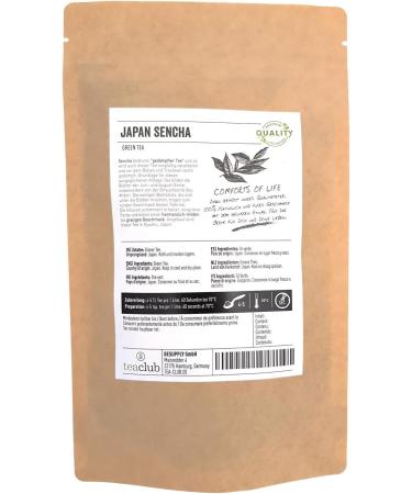  TeaClub Sencha Green Tea from Japan Bulk 50g Kyushu Japanese Green Tea Oku Midori Bush Variety TeaClub Green Tea - Buy Online on GoSupps.com